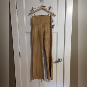 Ribbed Flare high waisted leggings